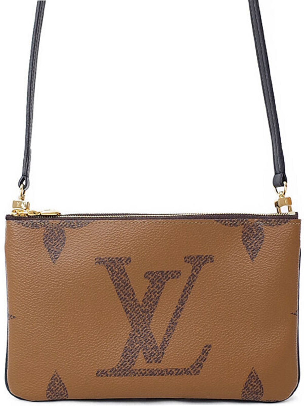 Louis Vuitton Monogram Giant Pochette Double Zip Shoulder Bag